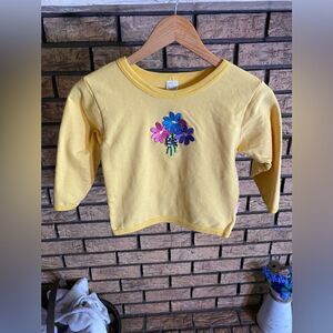 Vintage floral long sleeve blouse‎